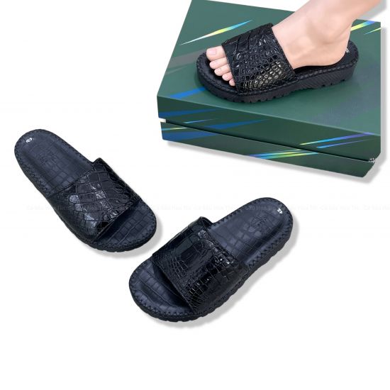 Dép Da Trơn Cá Sấu mã C-05