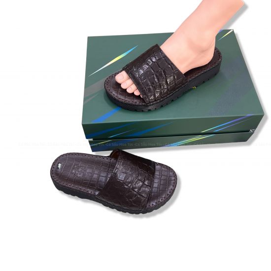 Dép Da Trơn Cá Sấu mã C-06
