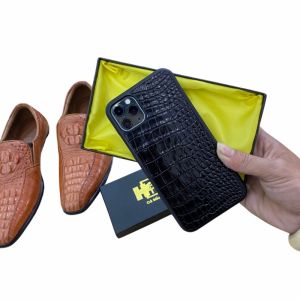 Ốp Lưng Da Bụng Cá Sấu -  Iphone 11 -15