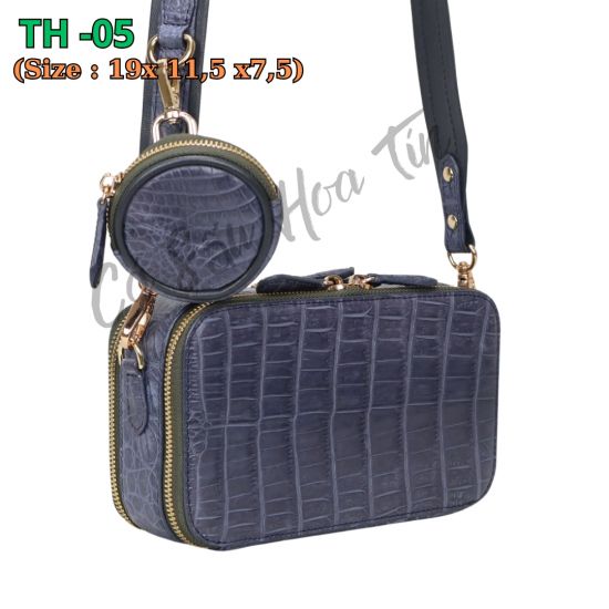 Túi Hộp Da Bụng Cá Sấu - Mã TH -05